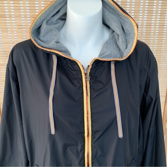 Diesel men’s black hooded windbreaker jacket, size Large - Picture 16 of 16